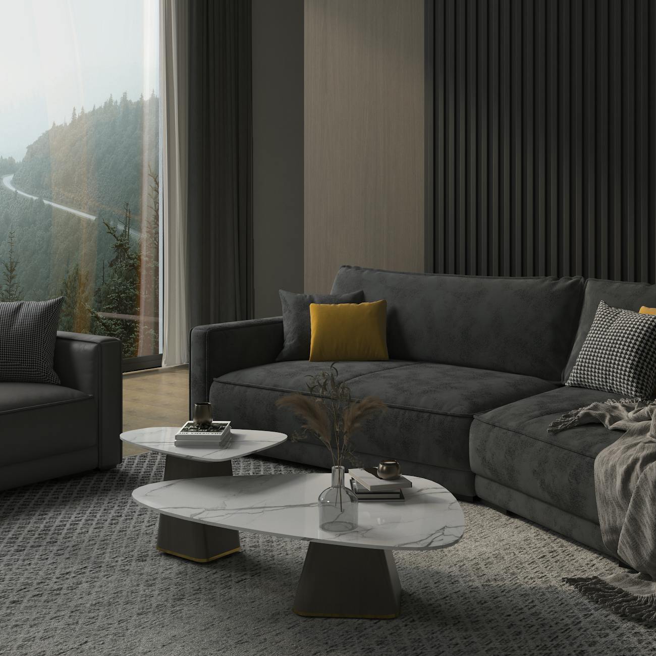 Nordic Lounge 3-Sitzer Sofa